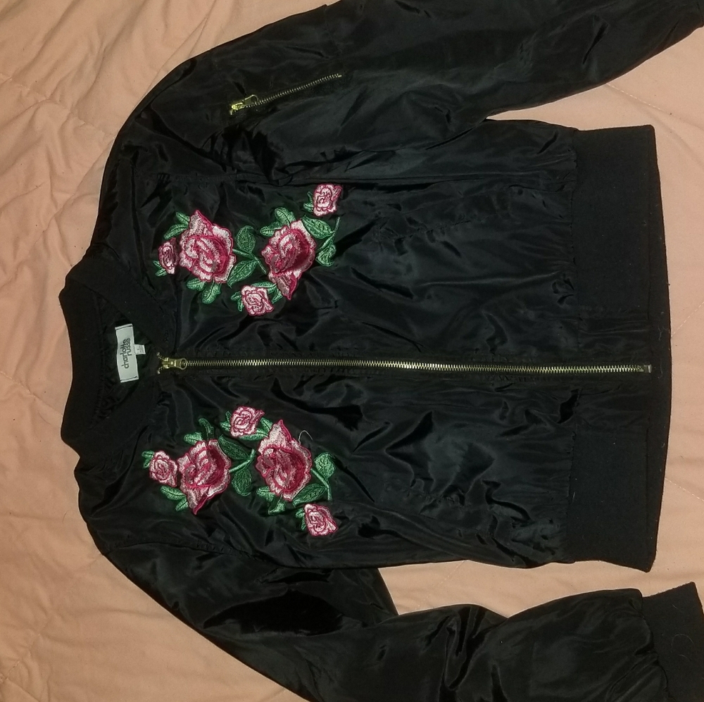 Rose Bomber Jacket - Picture 4 of 4